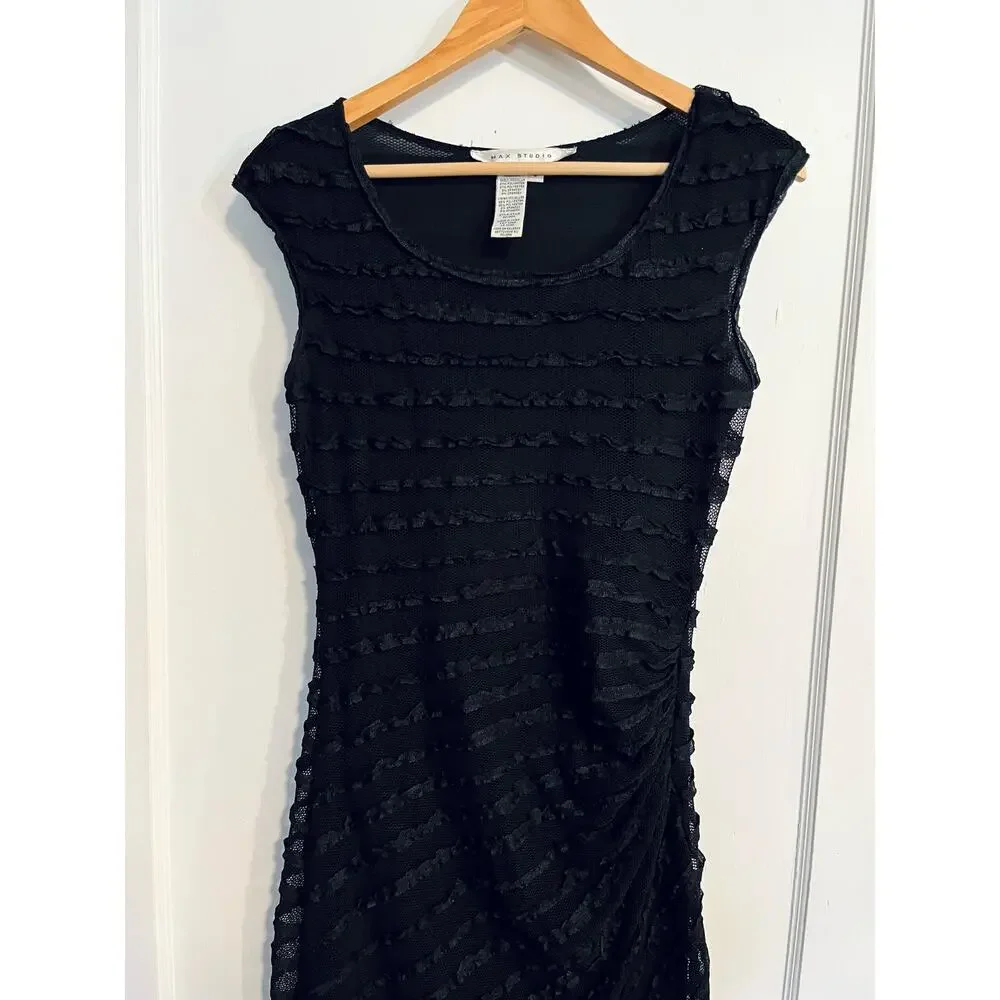 Max Studio black dress - Picture 2 of 9
